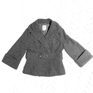 Tulle belted coat blazer